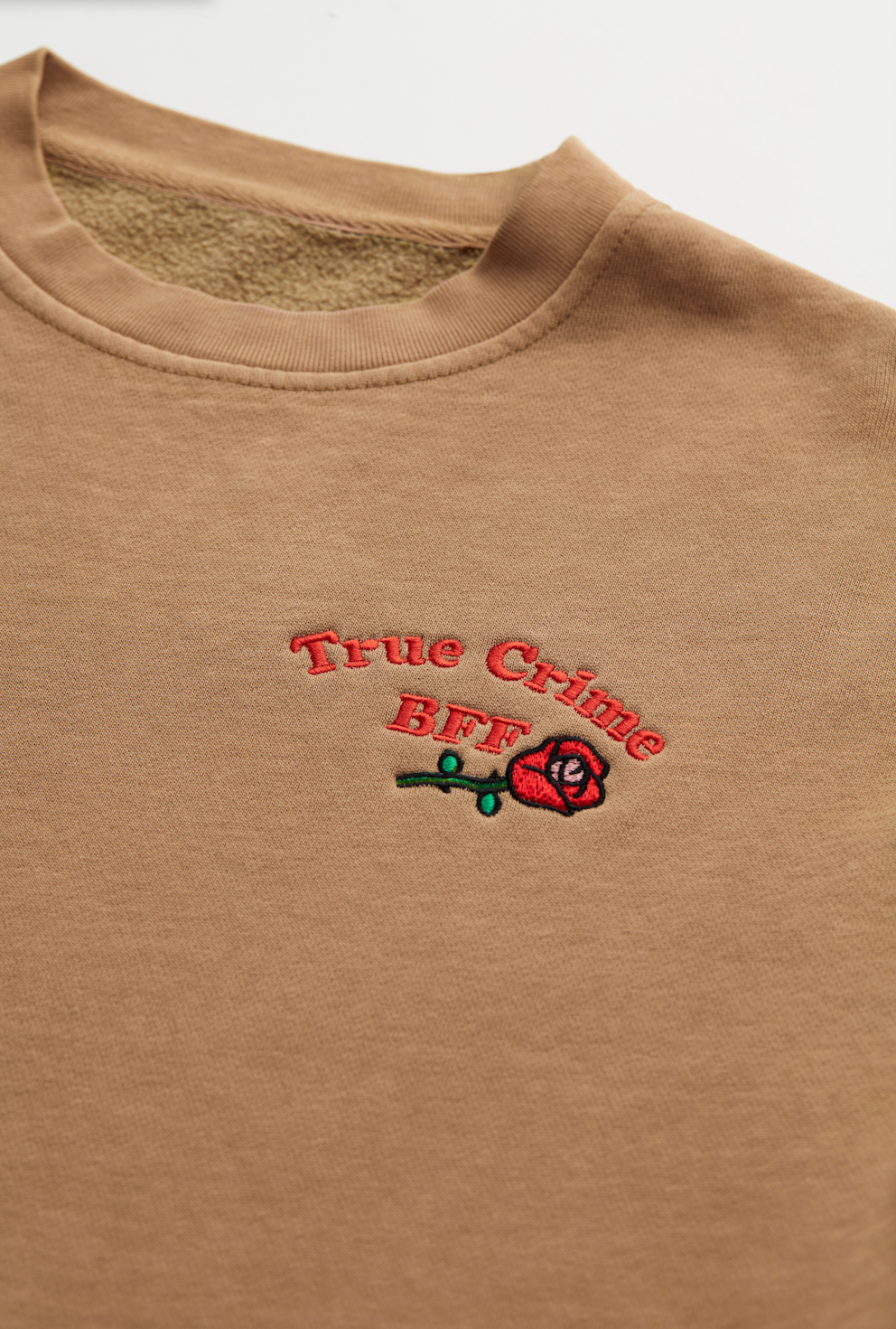 True Crime BFF Embroidered Sweatshirt
