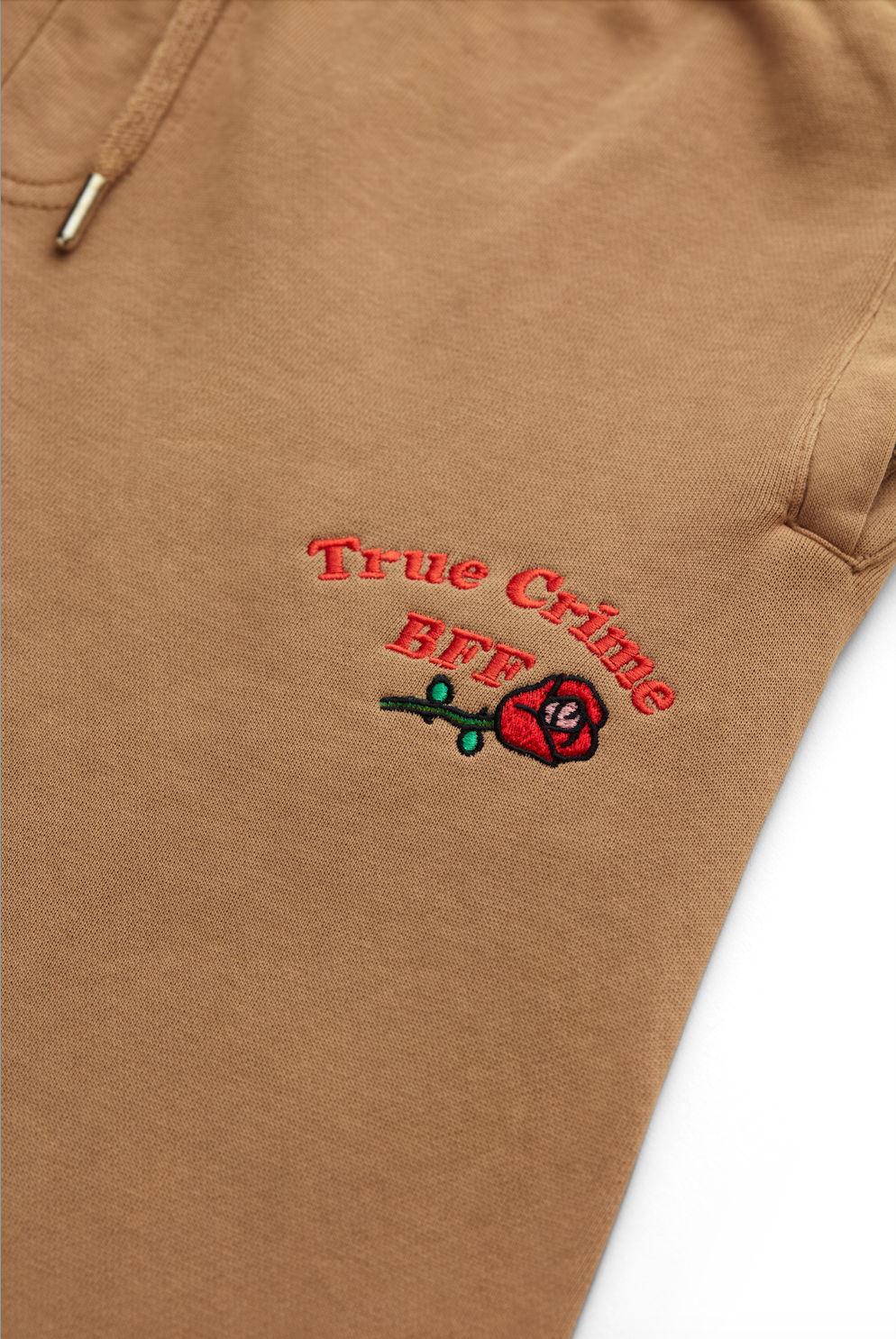True Crime BFF Embroidered Joggers