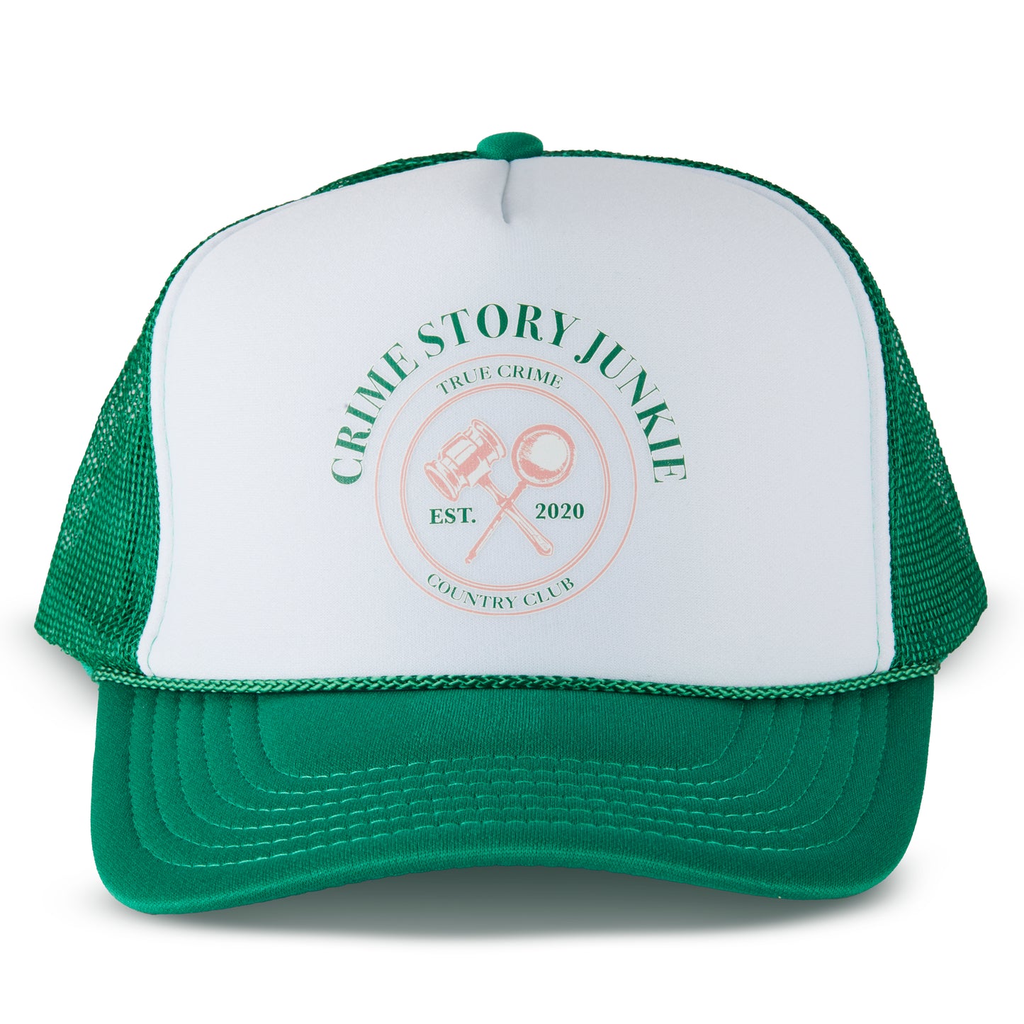 Crime Story Country Club Green Trucker Hat