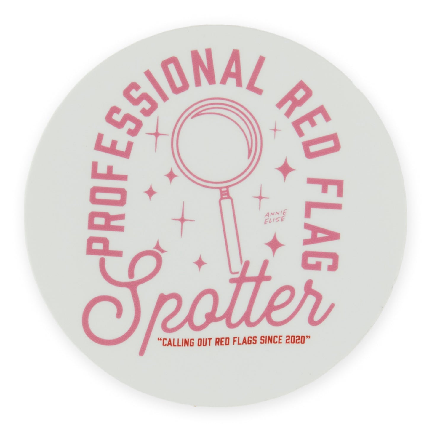 Professional Red Flag Spotter Sticker