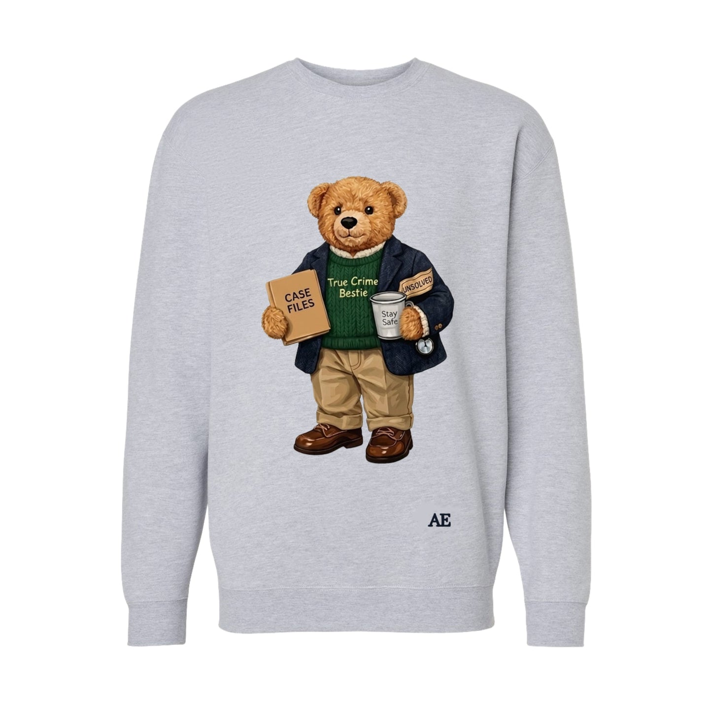 True Crime Bear Sweatshirt