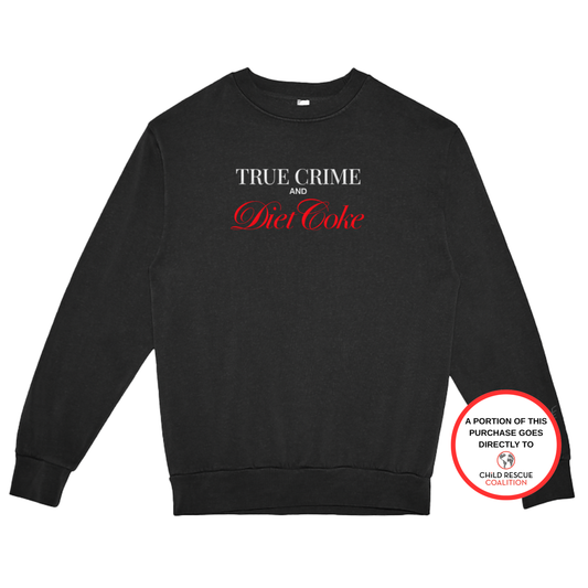 True Crime & Diet Coke Embroidered Sweatshirt