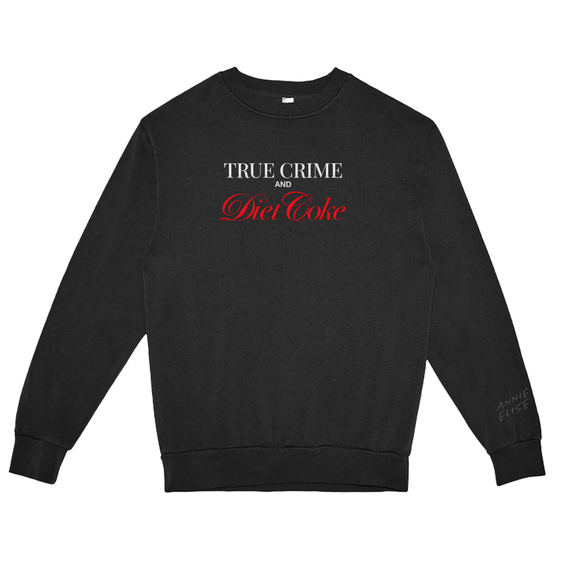 True Crime & Diet Coke Embroidered Sweatshirt